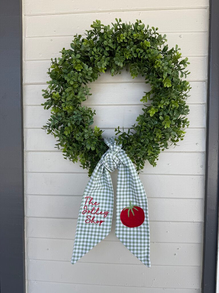 Custom Tomato Sashes