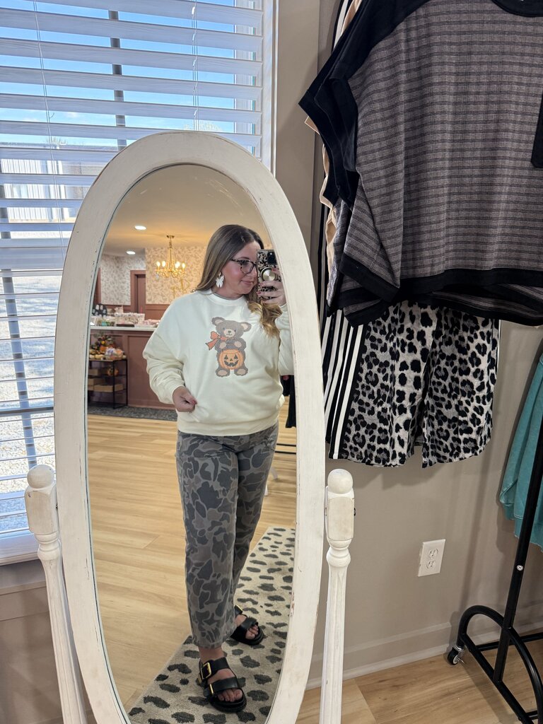 Camo Denim Jeans